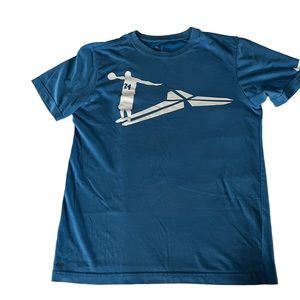 Nike Dri Fit #24 Kobe Graphic Crew Neck T-shirt Blue Size Small